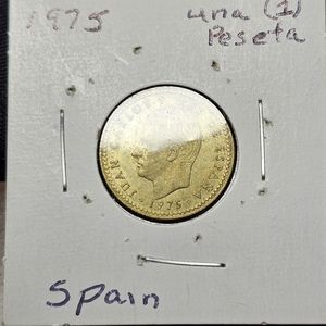 Spain-Juan Carlos Rey DE Espana Una Peseta-1975